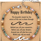 TONY & SANDY Friend Gifts for Women, Unique Birthday Gifts for Women, Sister Gift from Sister, Wave Bracelet, Christmas Graduation Mothers Day Gift for Her, Bestie Friendship Bracelets