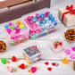 24 Packs Small Clear Plastic Beads Storage Containers Box with Hinged Lid for Storage of Small Items, Crafts, Jewelry, Hardware(1.37 x 1.37 x 0.7 Inches)