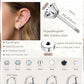 Jstyle Hypoallergenic Stud Hoop Earrings for Women Small Flat Back Surgical Stainless Steel Earrings for Sensitive Ears Trendy Silver Hoops Cartilage Earring Stacks Set Multiple Piercing Jewelry Gifts